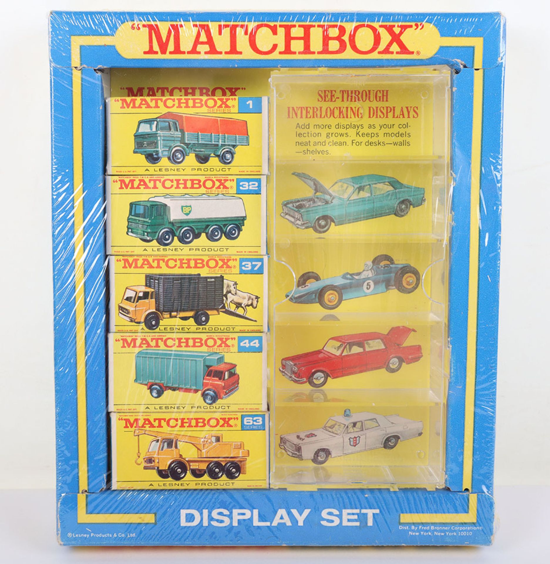 Scarce Matchbox Lesney Regular Wheels USA Issue Display Set G-35