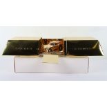 Corgi James Bond Aston Martin DB5 ‘Goldfinger’ gold plated model, with gold Ingot Golden Opportunit