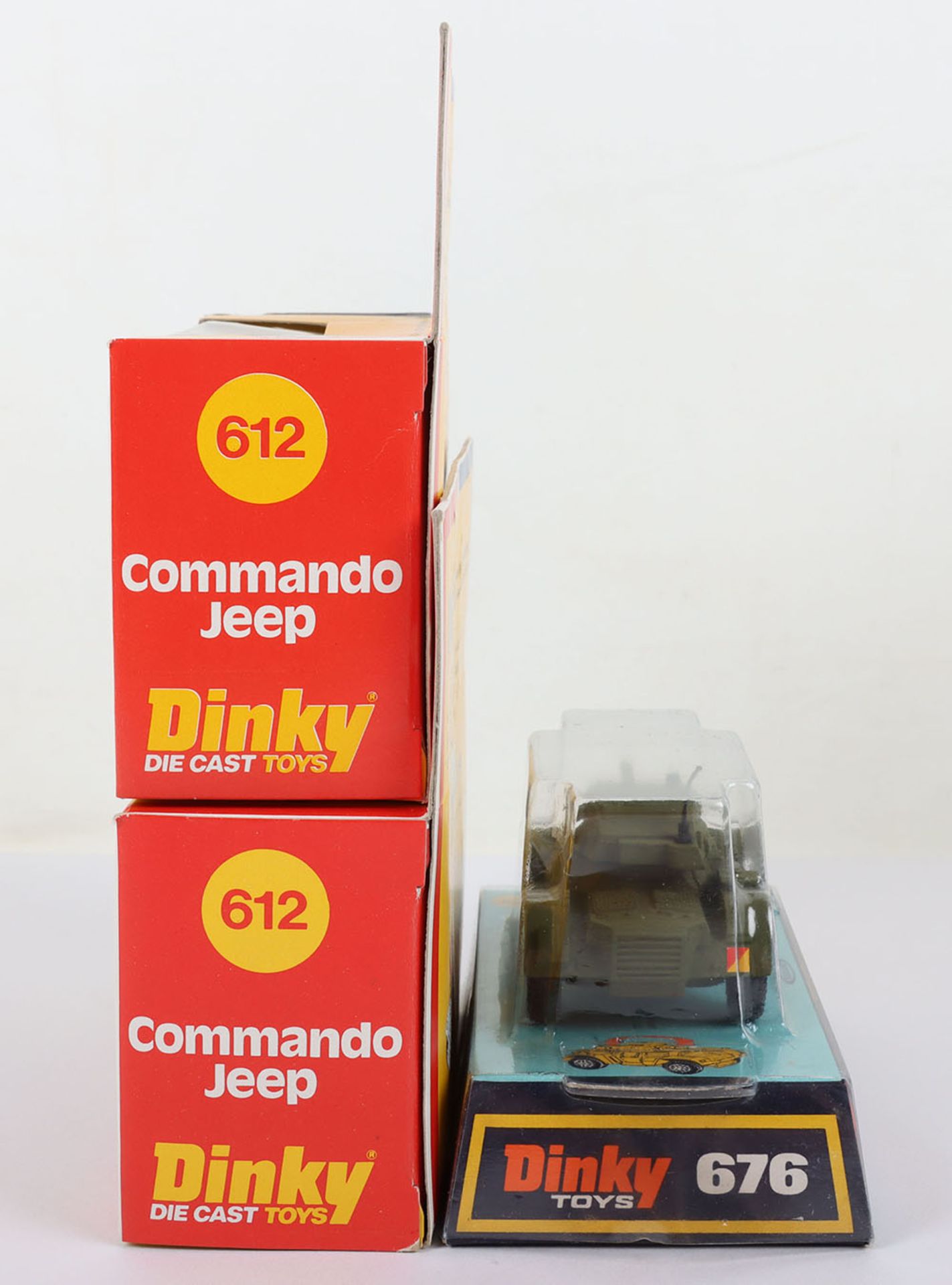 Two Dinky Toys 612 Commando Jeeps - Image 3 of 4