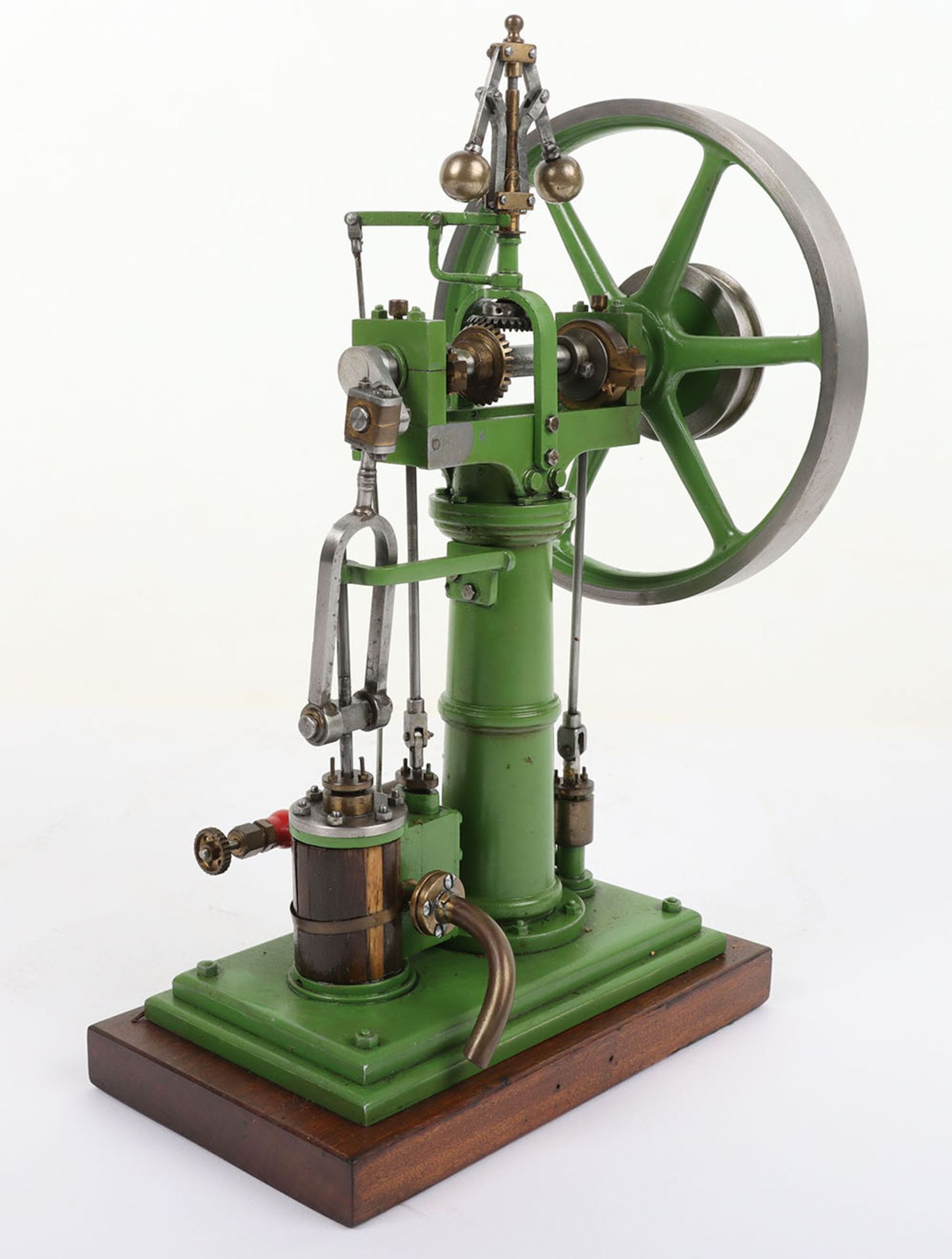 A good Victorian vertical single cylinder vertical steam engine by Benson, circa 1850 - Image 3 of 5