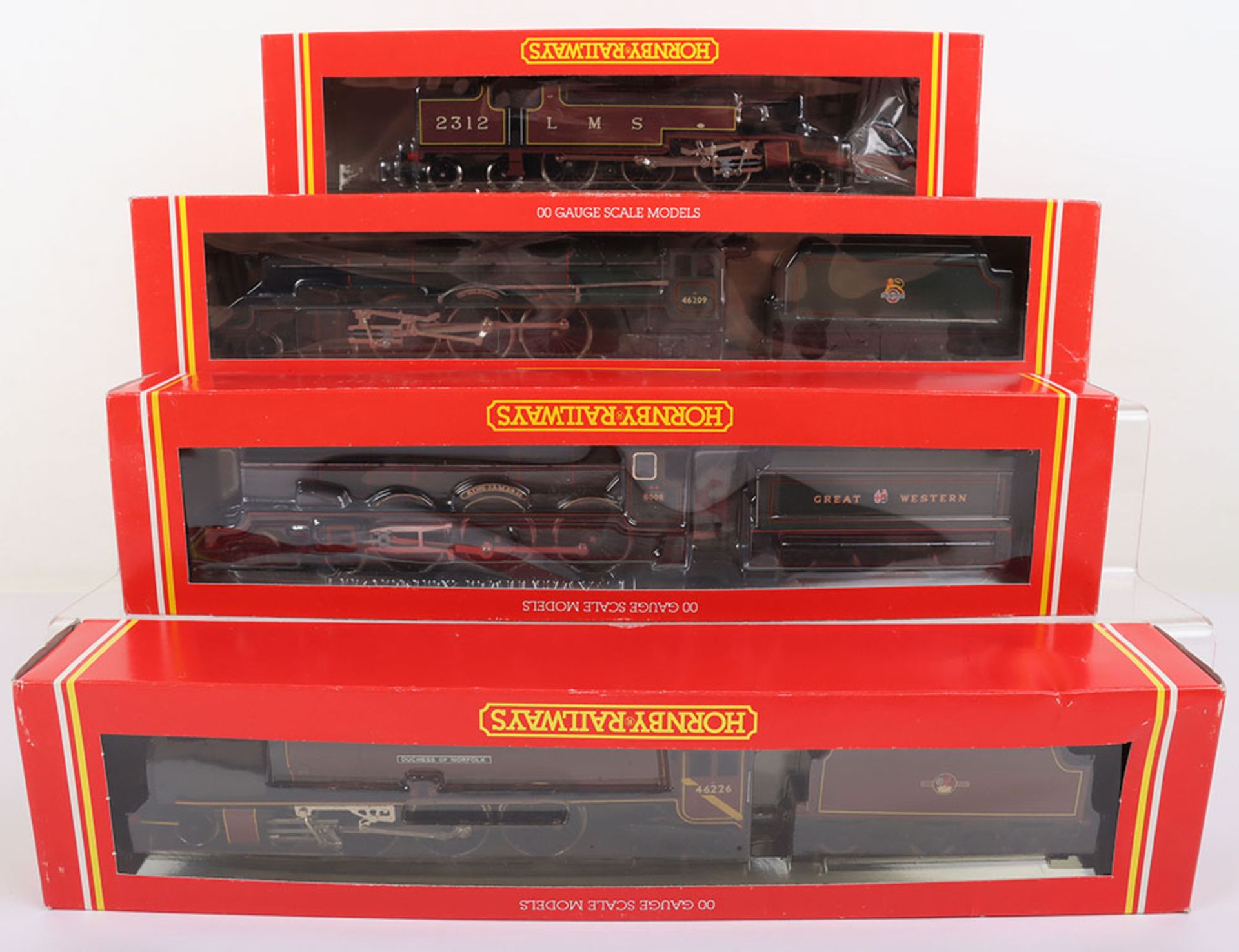 Four Hornby Railway locomotives