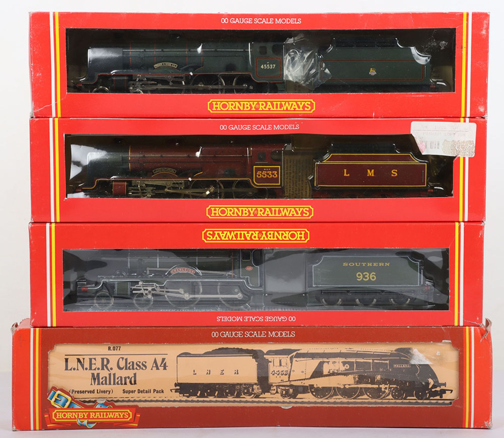 Four Hornby Railway locomotives