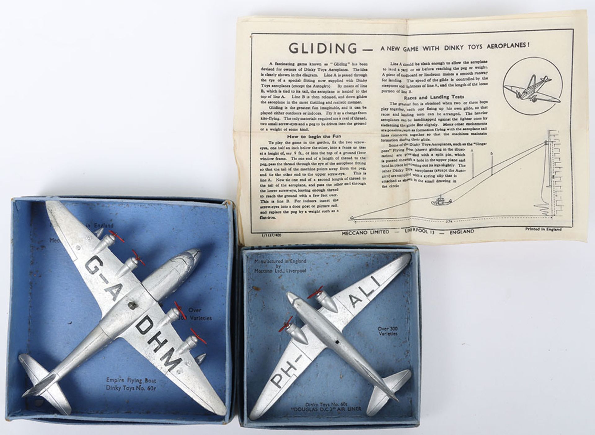 Two Boxed Dinky Toys Pre War Aircraft - Image 2 of 2