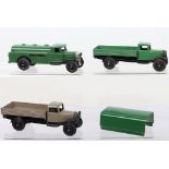 Three Dinky Toys Post War 25 series models