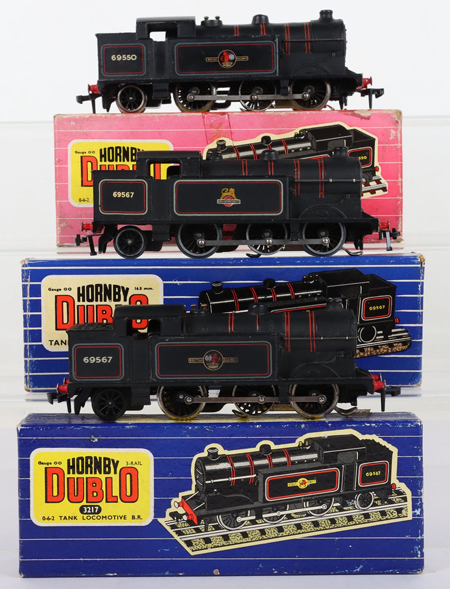 Boxed Hornby Dublo 3217 0-6-2 tank engine 69567 with coal to bunker - Bild 2 aus 2