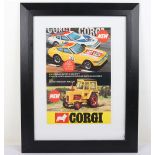 Corgi New C50 Massey Ferguson Tractor original shop poster