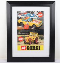 Corgi New C50 Massey Ferguson Tractor original shop poster