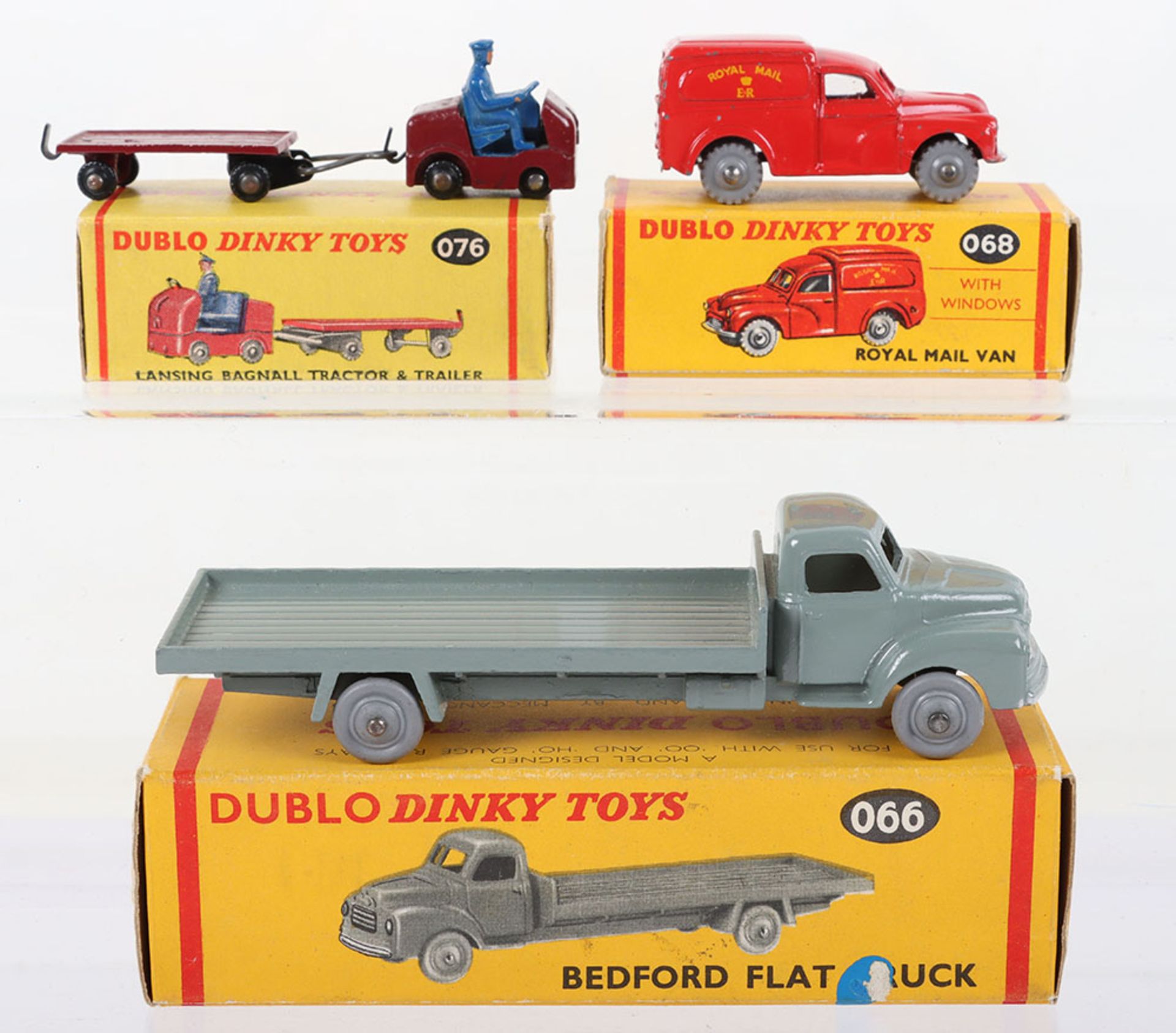Three Dinky Toys Dublo Boxed Models