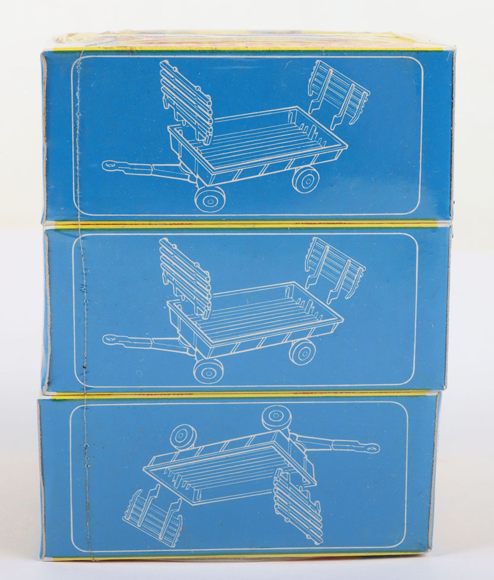 Matchbox Lesney Regular wheels Trade pack of six 40c Hay Trailers - Image 6 of 7