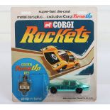 Corgi Rockets 902 Jaguar XJ6, light metallic green plated body