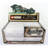 Scarce Corgi Toys Shop Counter Pack of twelve 154 John Player Lotus Formula 1 Racing cars