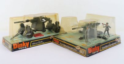Two Dinky Toys German Military Guns