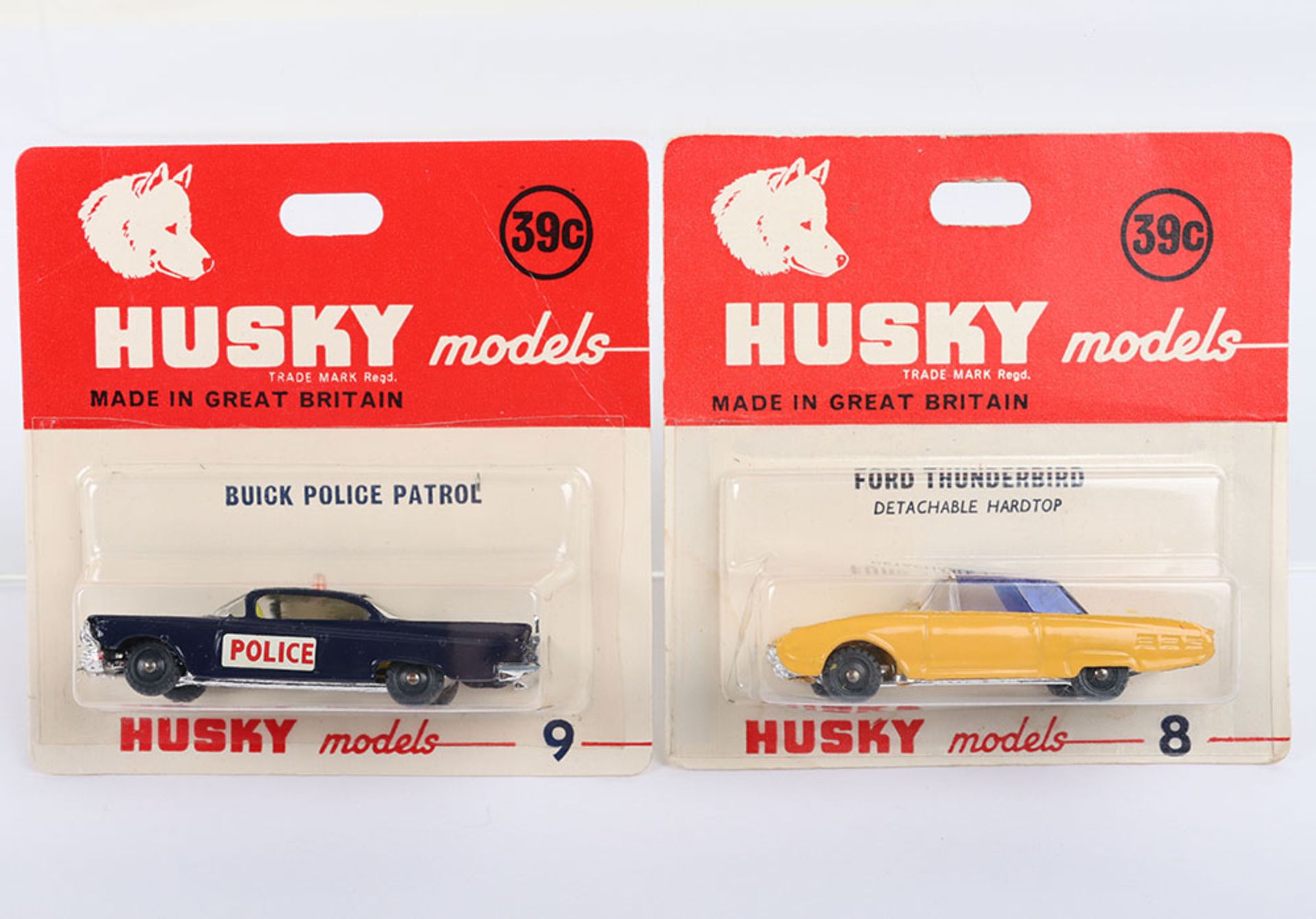 Two Carded USA Husky Models