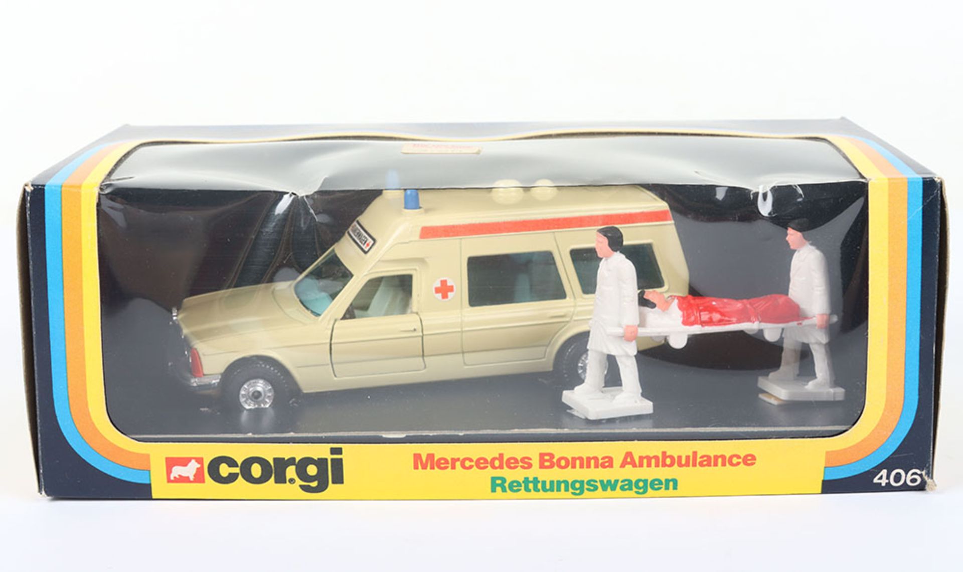 Corgi 406 Mercedes Bonna Ambulance German Issue