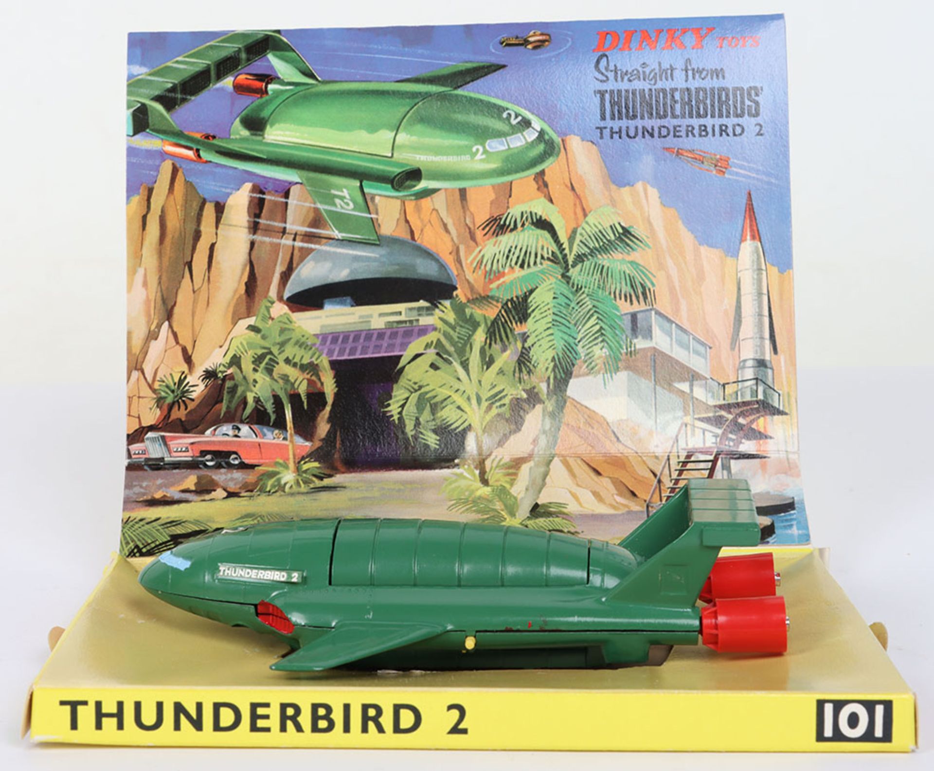 Dinky Toys Boxed 101 Thunderbirds 2 & 4 Straight From TV series ‘Thunderbirds’ - Image 2 of 5