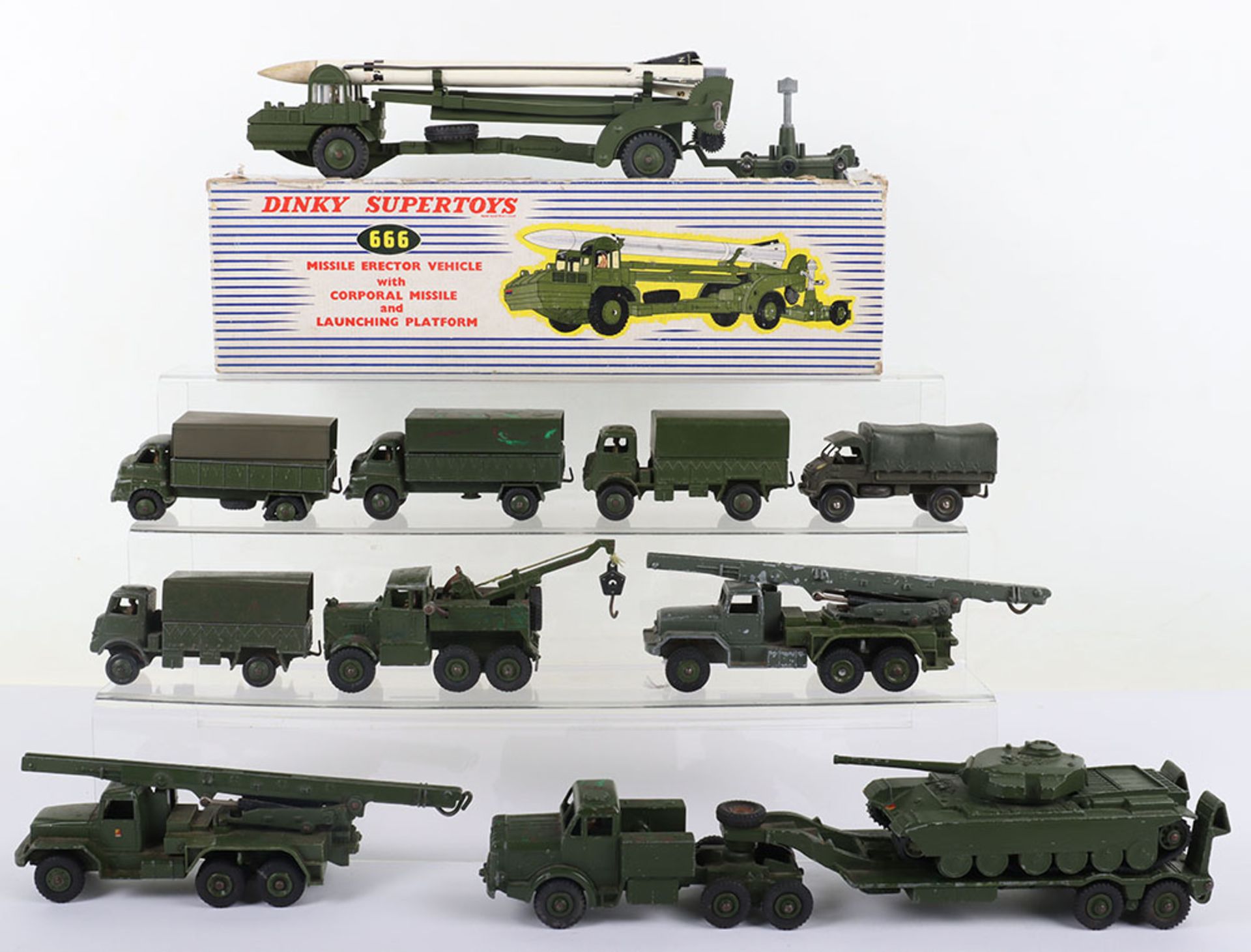 Quantity of Dinky Toys Military Models