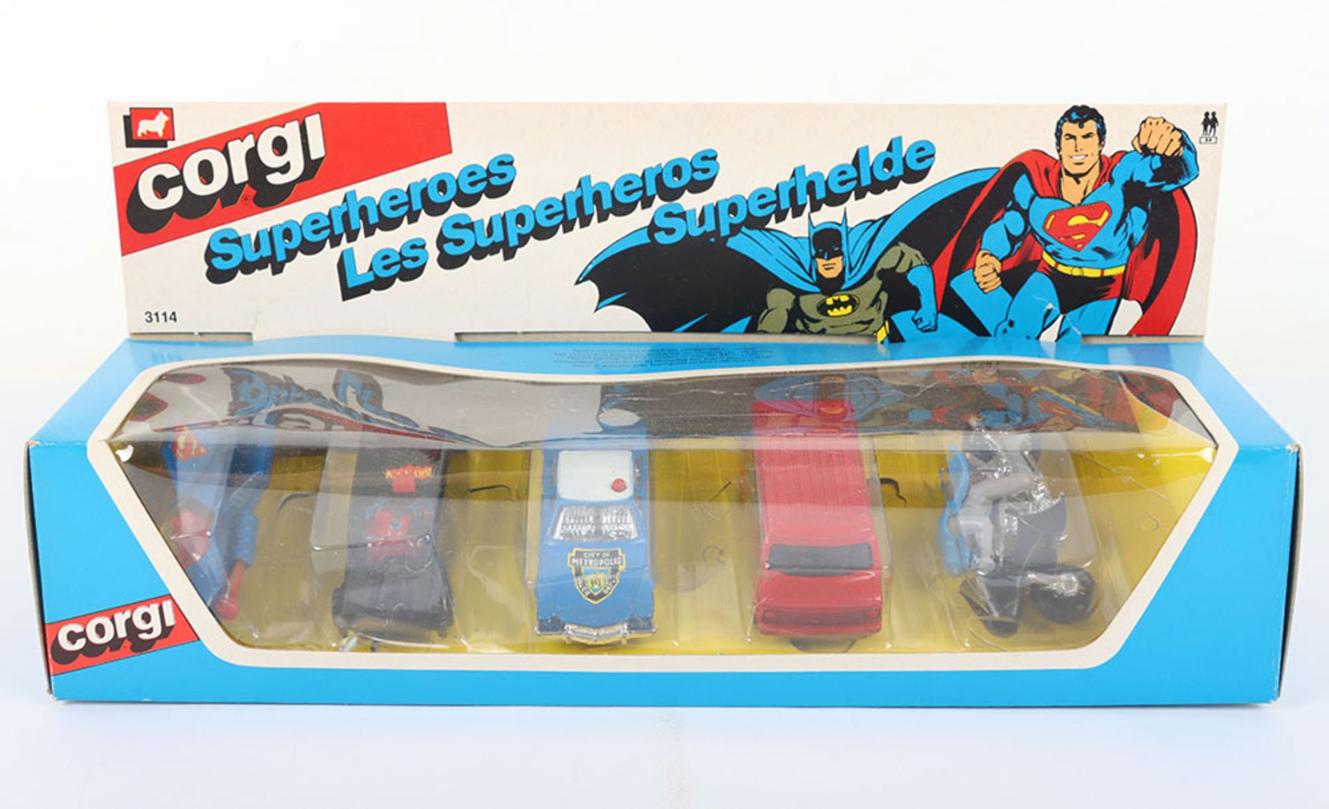 Corgi Juniors 3114 Superheroes Export 5 piece Gift Set