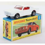 Matchbox Lesney Superfast 8e Ford Mustang white body
