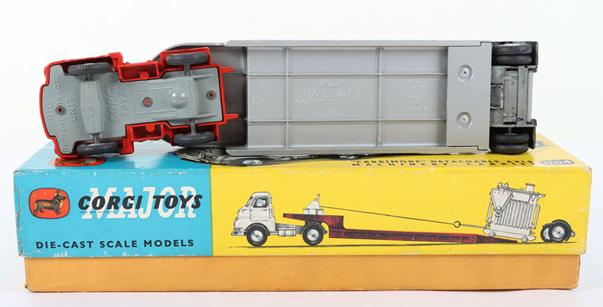 Corgi Major Toys 1104 Bedford S “Carrimore” Detachable Axle Machinery Carrier - Bild 6 aus 6