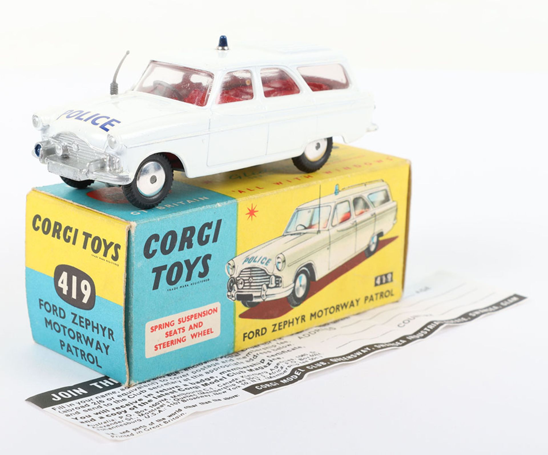 Corgi Toys 419 Ford Zephyr Motorway Patrol - Bild 2 aus 6