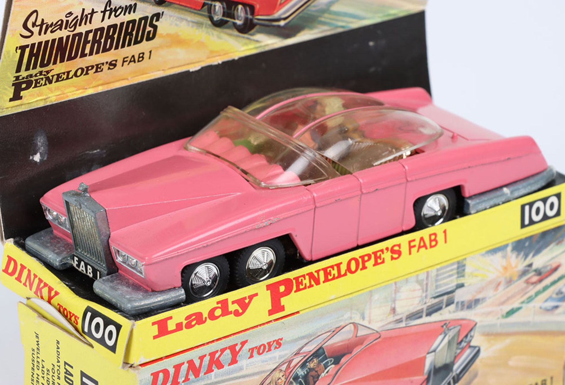 Dinky Toys Boxed 100 Lady Penelope’s FAB 1 From TV series ‘Thunderbirds’ - Image 3 of 4