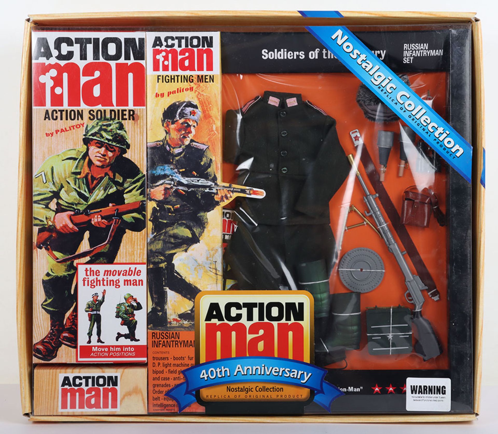 Action Man Palitoy Soldiers of the century French Russian Infantry set Outfit 40th Anniversary Nosta