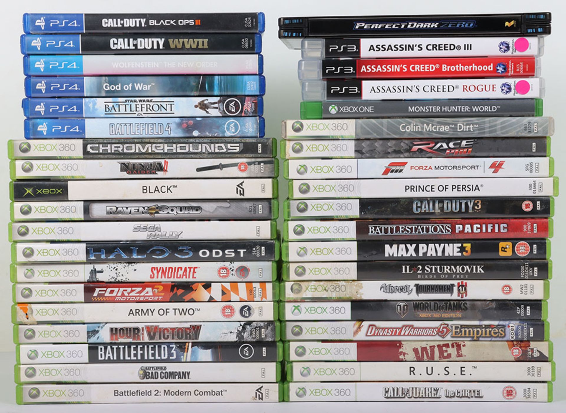 Collection of Modern Video Games,