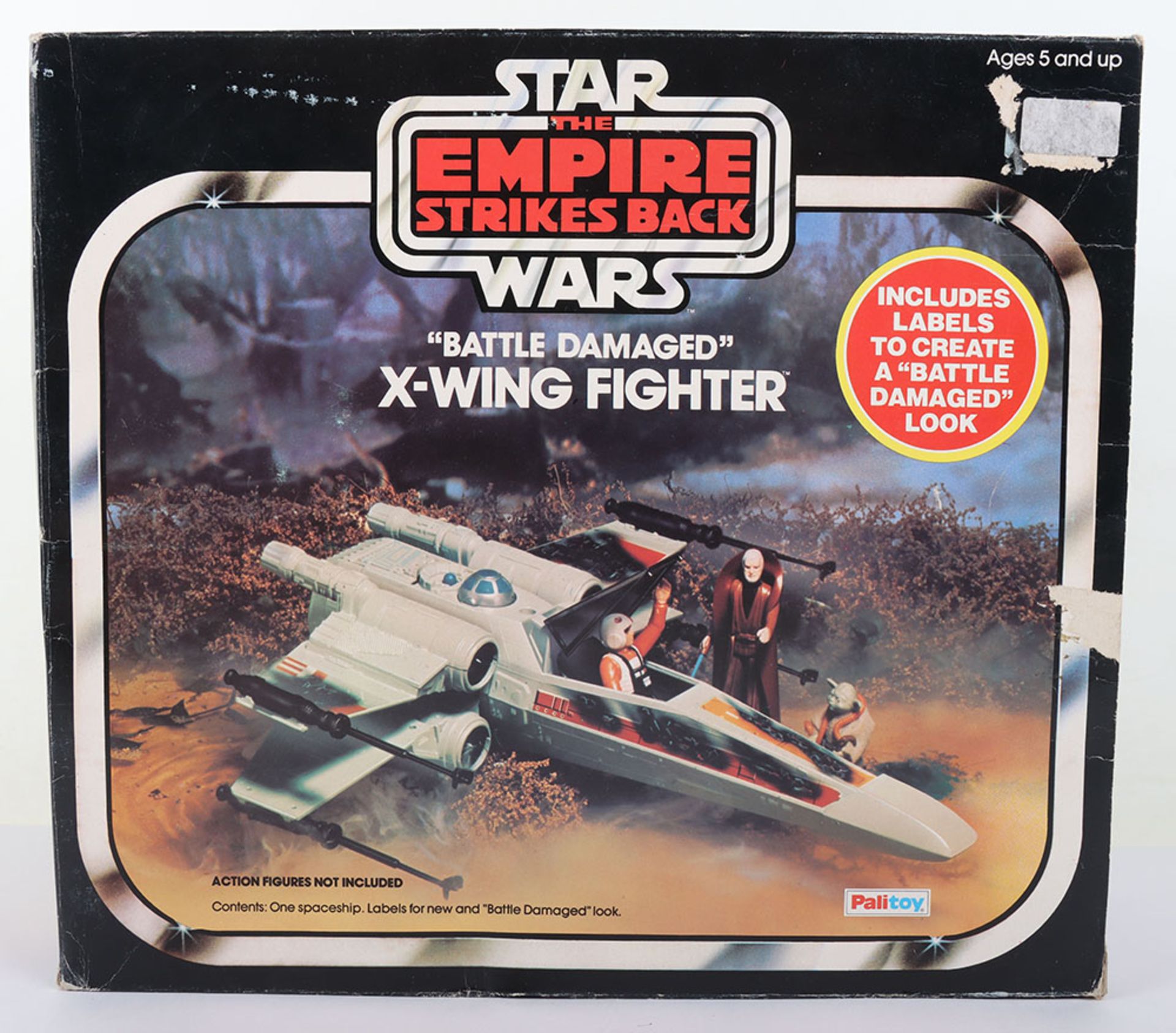 Boxed Vintage Palitoy Star Wars The Empire Strikes Back Battle Damaged X-Wing Fighter - Image 4 of 8