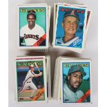 A Large Collection of 1988s Topps Chewing Gum Cards