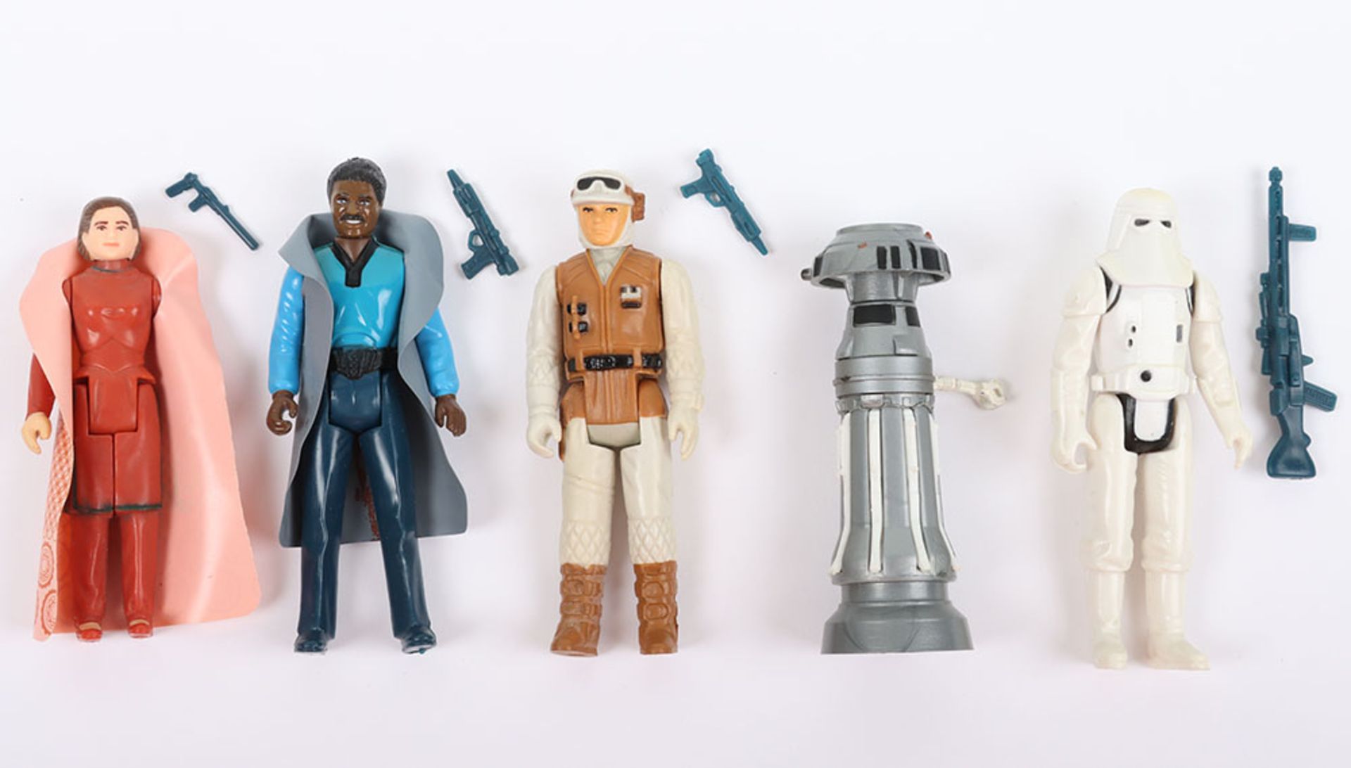 Five Vintage Star Wars Action Figures