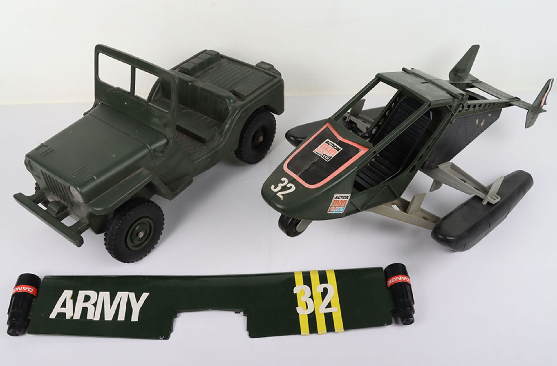 Quantity of Play worn Action man Toy