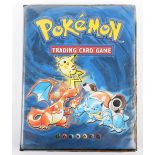 Album of Pokemon trading cards