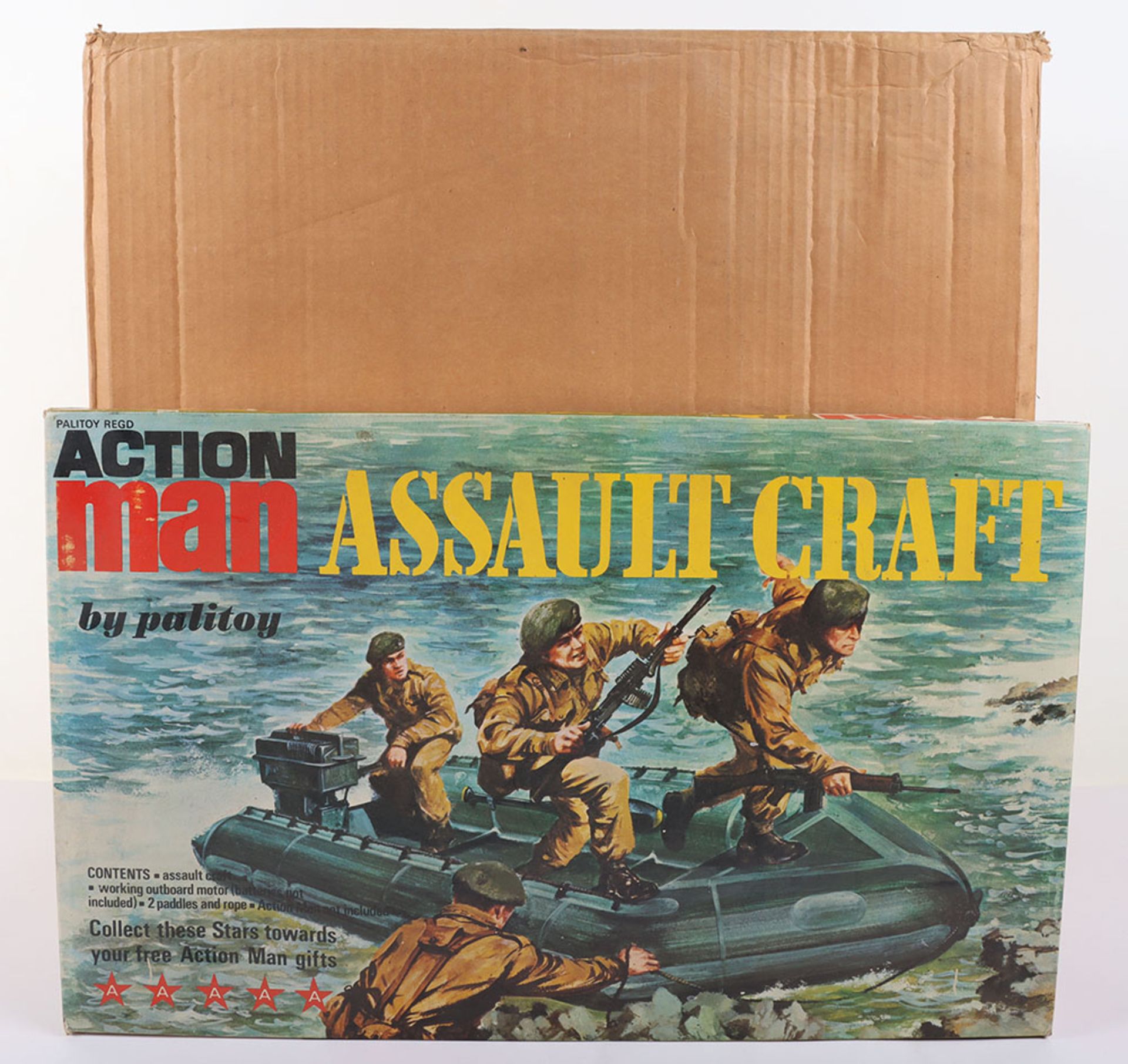 Scarce Palitoy Action Man Trade Box of Assault Crafts - Image 2 of 8