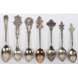 Grouping of Irish Regiments Spoons