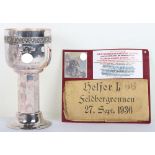 Third Reich NSKK Motorcycle Competition Trophy and Stewards Armband