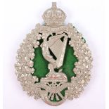 Post 1902 Royal Irish Rifles Pouch Badge