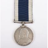 Royal Navy Long Service and Good Conduct Medal to a Chief Cook HMS Naiad