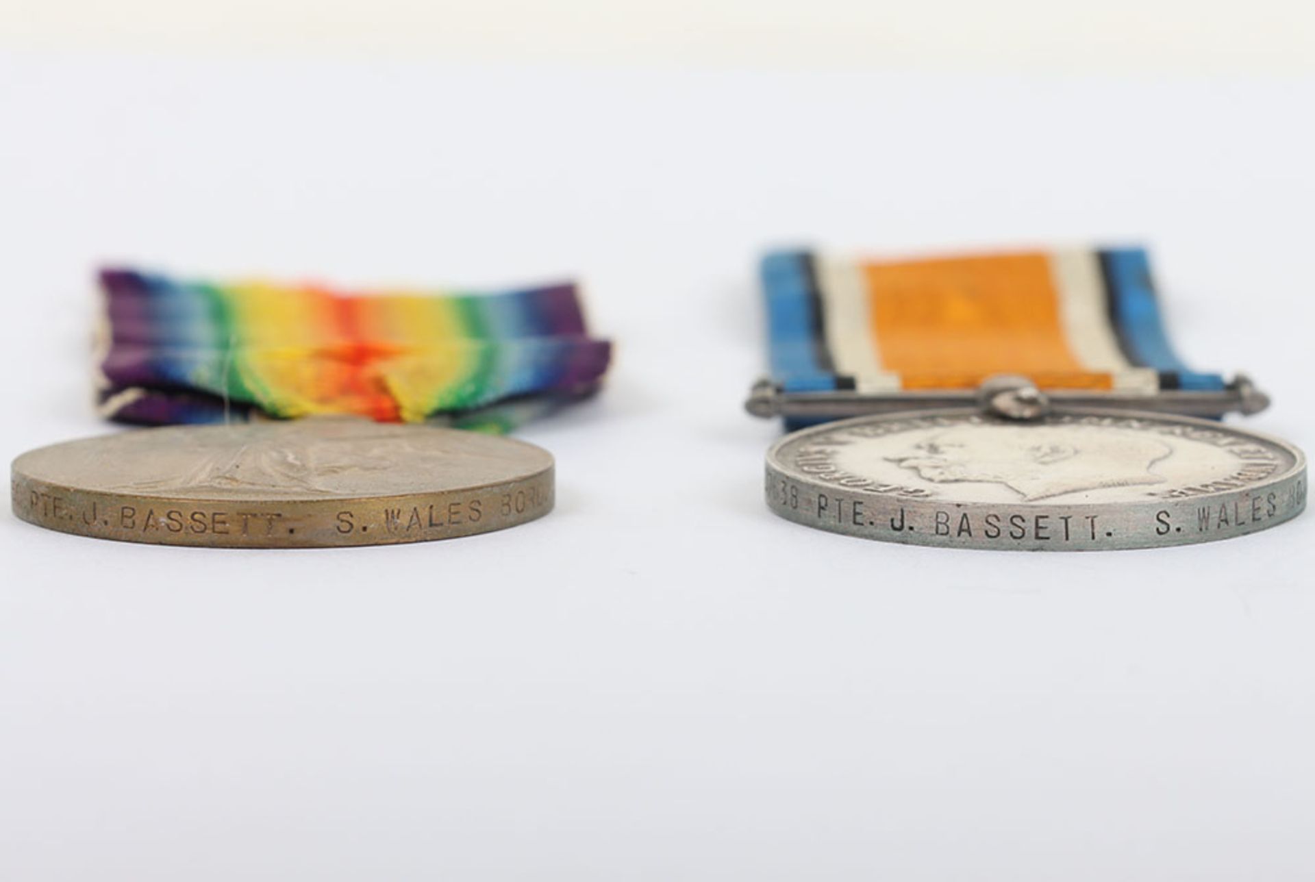 Great War Medal Pair South Wales Borderers - Image 5 of 5