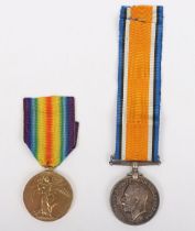 Great War Medal Pair Somerset Light Infantry