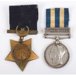 Pair of Campaign Medals to the Royal Marine Light Infantry for the 1885 Sudan Campaign