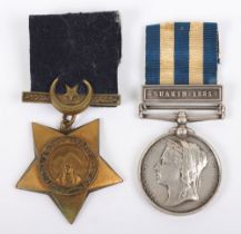 Pair of Campaign Medals to the Royal Marine Light Infantry for the 1885 Sudan Campaign