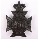 Victorian 3rd Volunteer Battalion East Surrey Regiment Helmet Plate