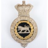 Victorian Volunteer Battalion Hampshire Regiment Officers Glengarry Badge