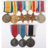Royal Navy Long Service Medal Group of 9 to the Royal Yacht Victoria & Albert
