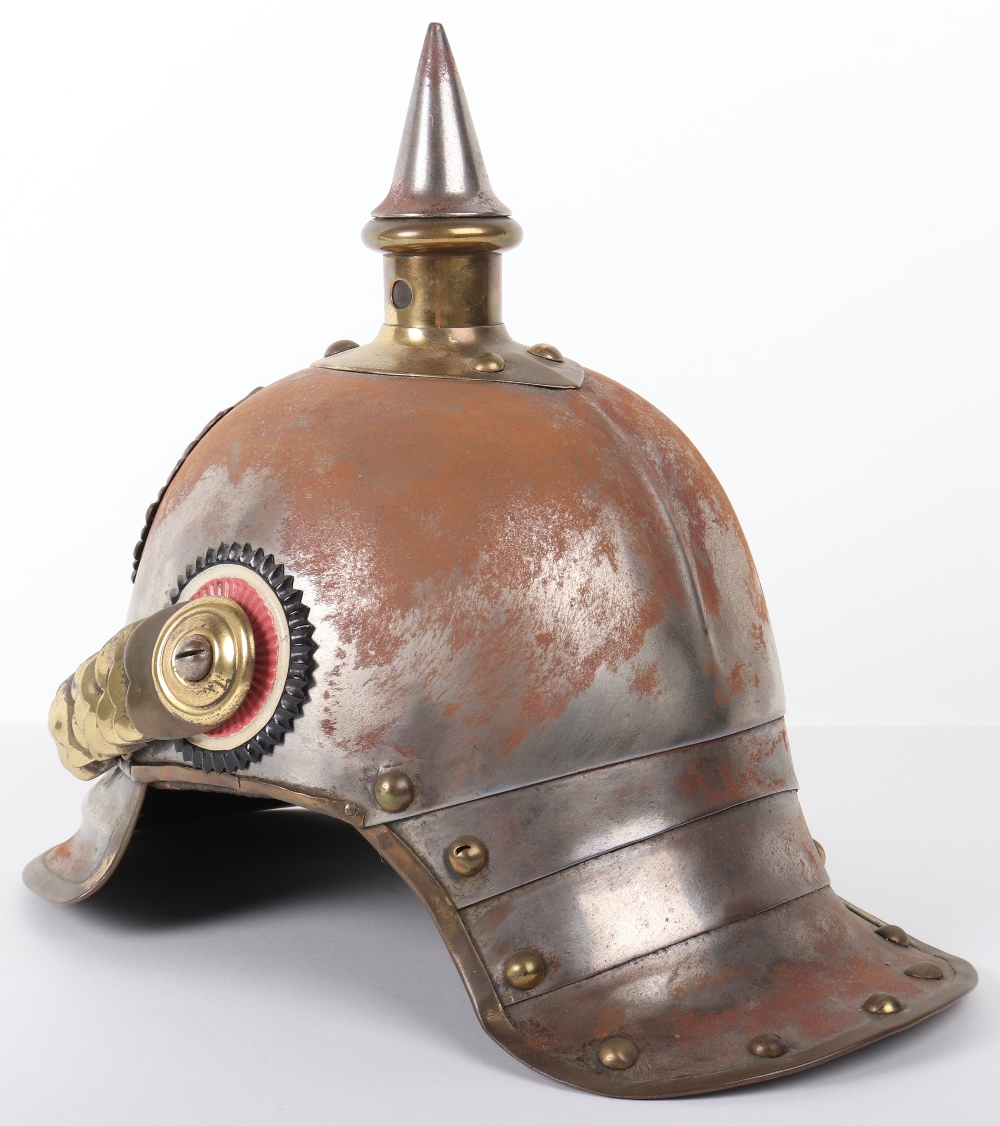 Imperial German M-1867 Cuirassier Regiment Nr2 Other Ranks Helmet - Image 7 of 10