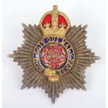 WW2 Hampshire Regiment Officers Cap Badge