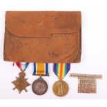 Great War 1914-15 Star Medal Trio to the Army Cyclist Corps