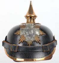 Imperial German Saxon Reserve Other Ranks Pickelhaube