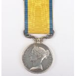 Victorian Baltic 1854-55 Medal Awarded to a Gunner in the Royal Marine Artillery
