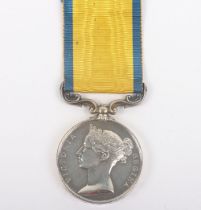 Victorian Baltic 1854-55 Medal Awarded to a Gunner in the Royal Marine Artillery